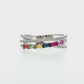 Diamond and Sapphiress - 14kt White Gold