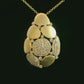 Natural Diamonds Pendant - 14kt Yellow Gold