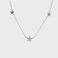 Natural Diamonds Pendant - 14kt White Gold