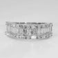 Natural Diamond Engagement Ring - 14kt White Gold